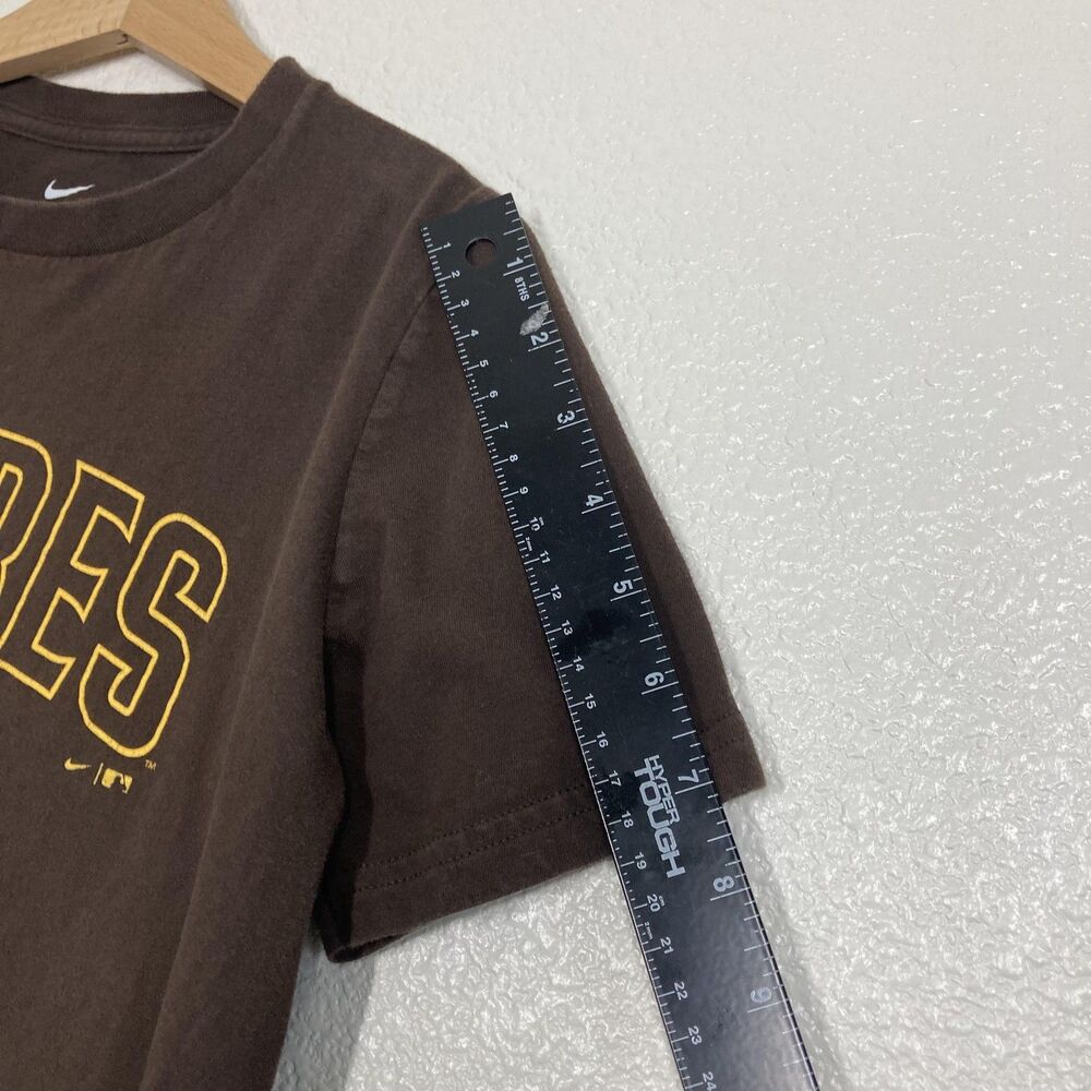 San Diego Padres Shirt Youth Medium Brown MLB Baseball Manny Machado 13 Nike Tee - Picture 6 of 9